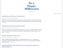 Tablet Screenshot of beahappymillionaire.com